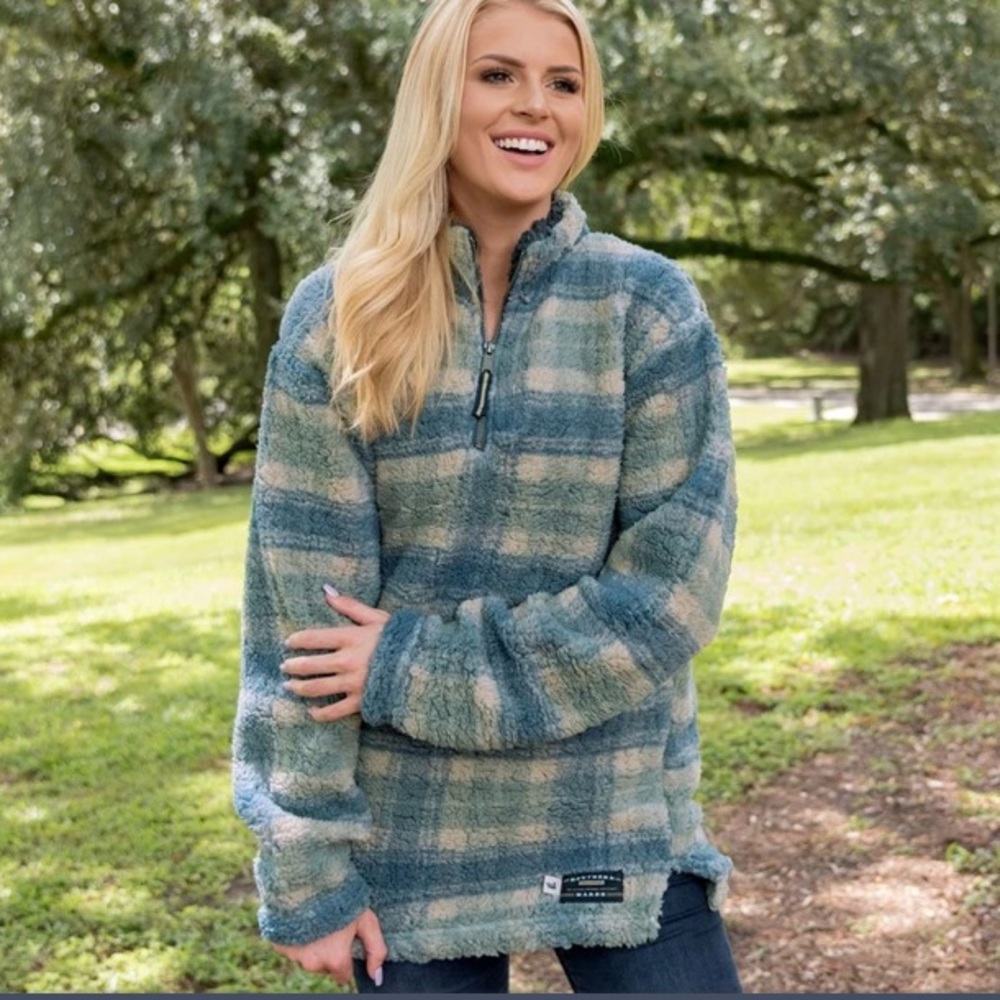 SUPER SOFT SHERPA PULLOVER SOUTHERN MARSH